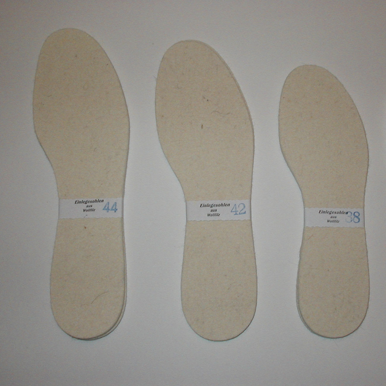 Semelles en laine feutrée - SALINE