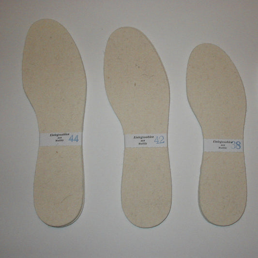 Semelles en laine feutrée - SALINE