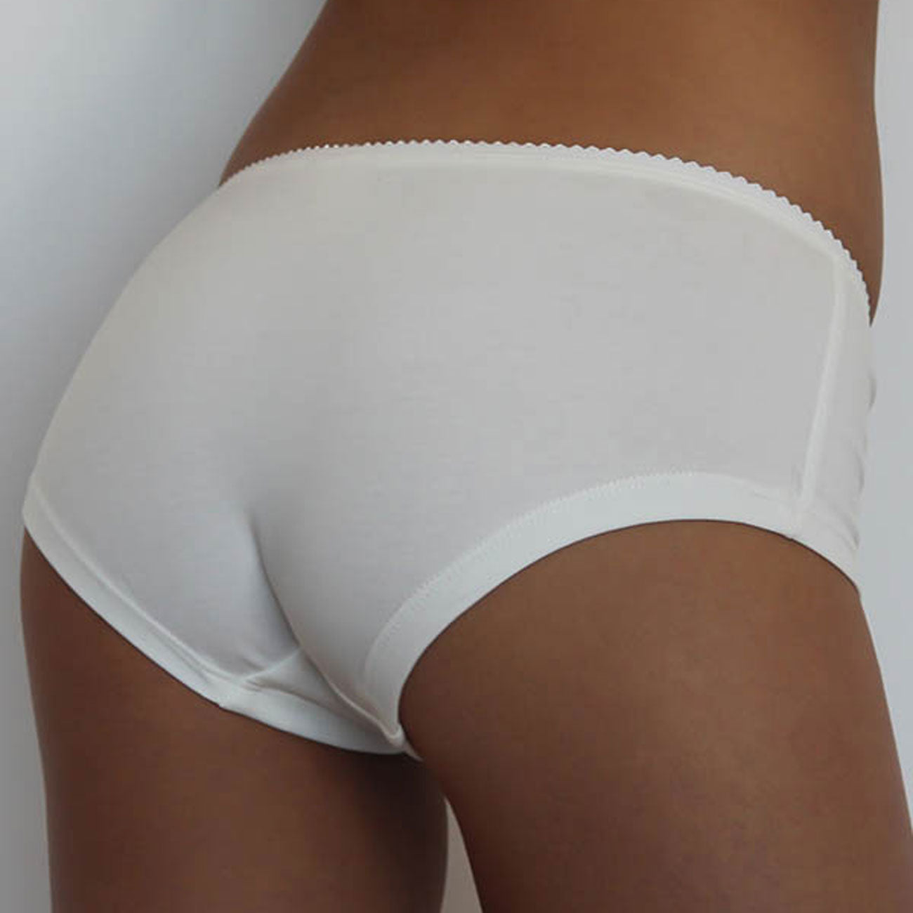 Shorty en coton bio fin picot - ALBERO NATUR