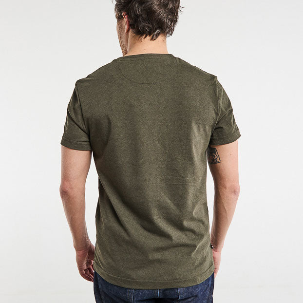 T-shirt BARTHELEMIEN broderie champignon matières recyclées - LA GENTLE FACTORY