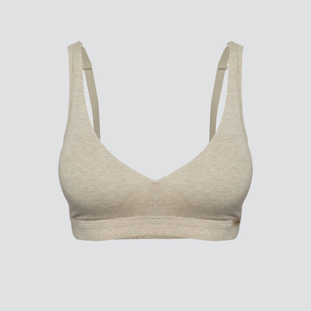 Soutien-gorge en coton large bretelles - COMAZO