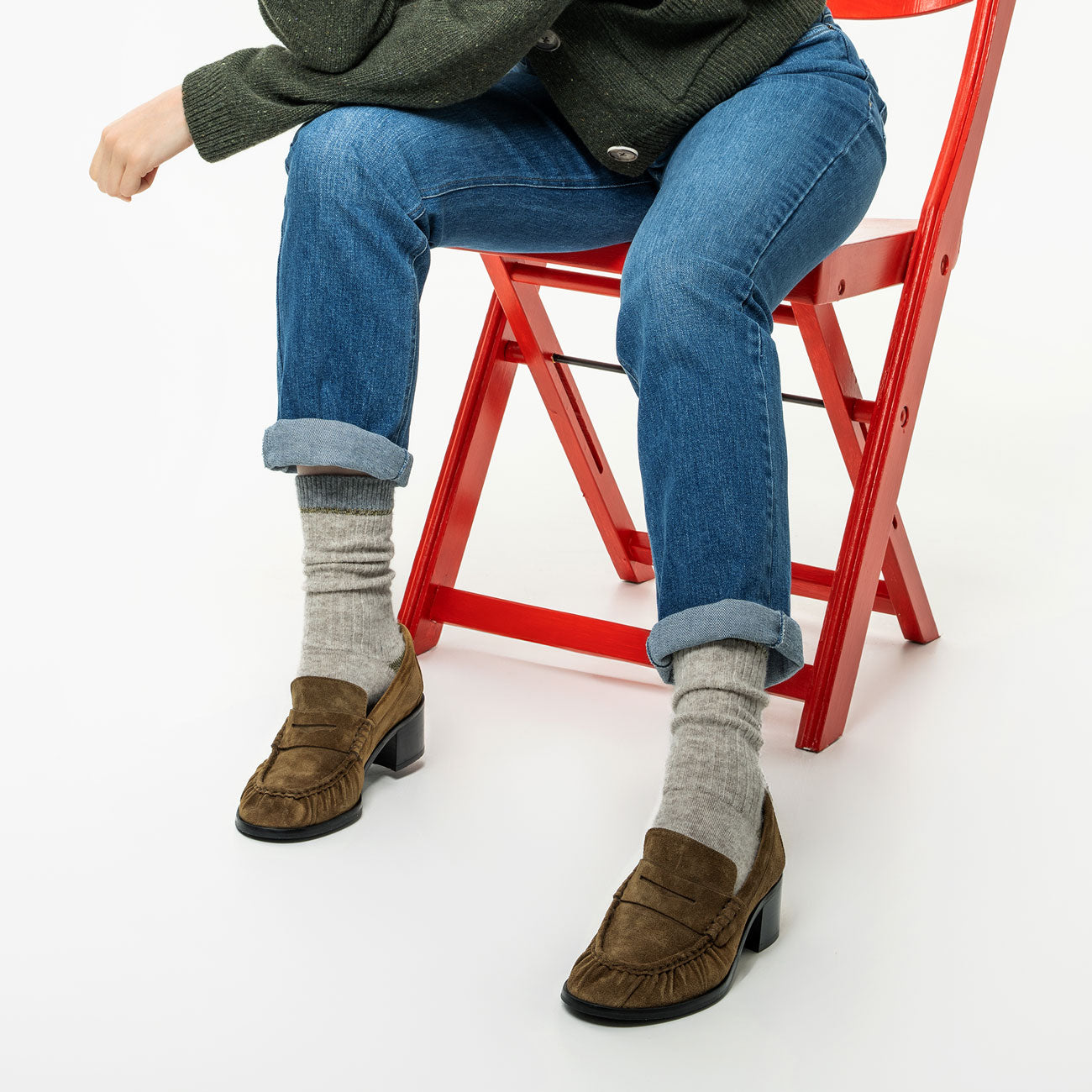 Chaussettes PATRICE coton bio et laine - LIVING CRAFTS