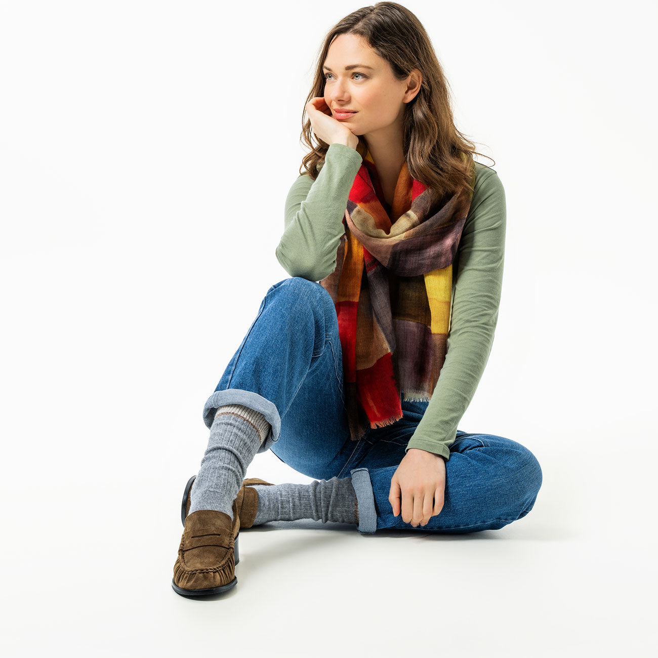 Chaussettes PATRICE coton bio et laine - LIVING CRAFTS