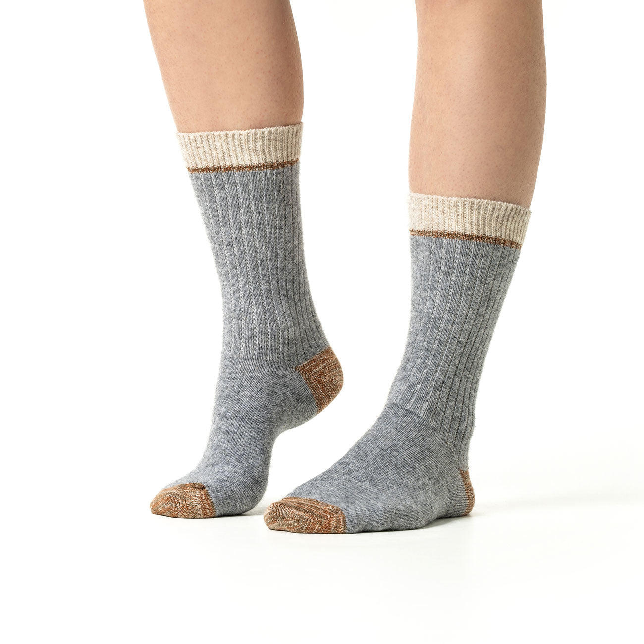 Chaussettes PATRICE coton bio et laine - LIVING CRAFTS