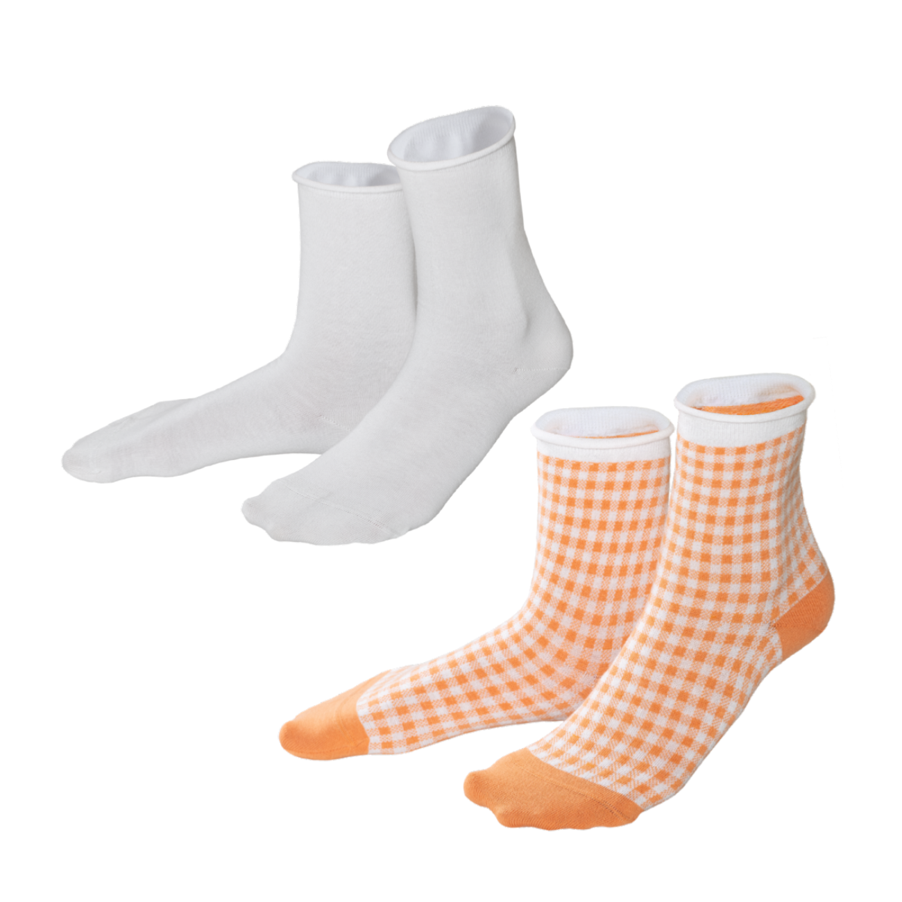 Duo de chaussettes ALEXIS en coton bio - LIVING CRAFTS