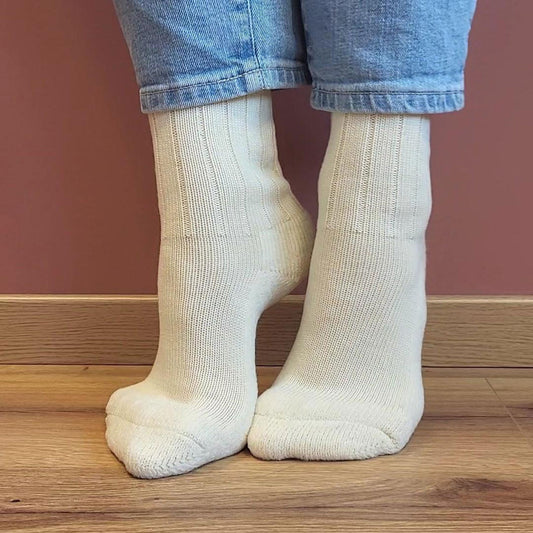 Chaussettes treck 85% laine 15% coton bio - HIRSCH