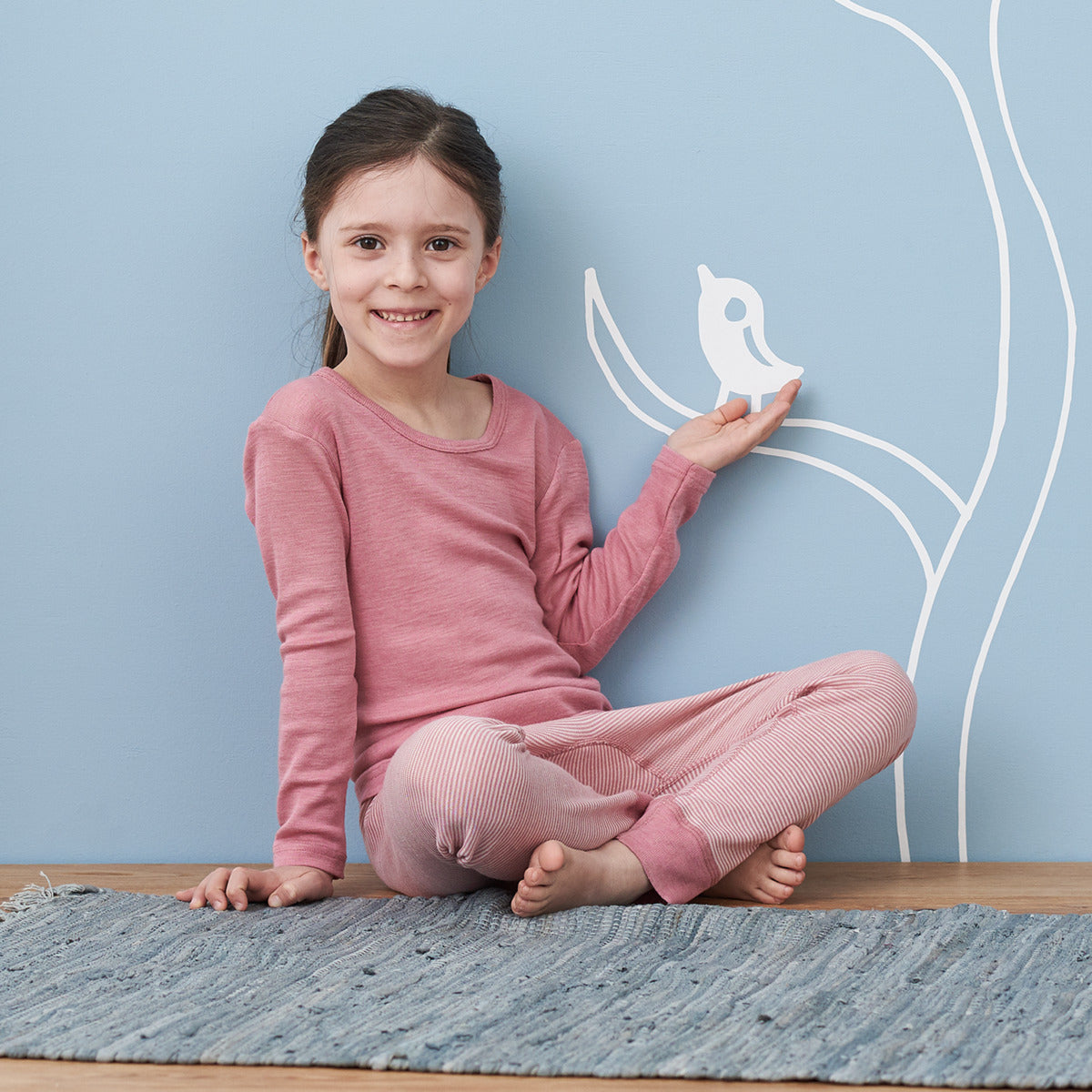 Caleçon long 70% Laine 30%Soie pour enfant - LIVING CRAFTS