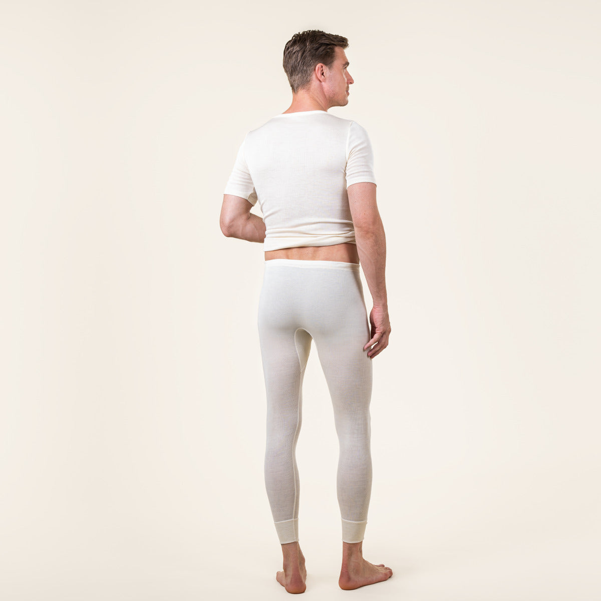 Caleçon long HENRY en laine et soie - LIVING CRAFTS