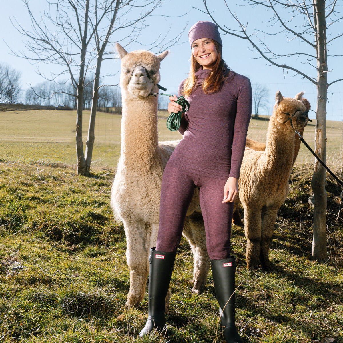 Legging en laine et coton BASSY - LIVING CRAFTS