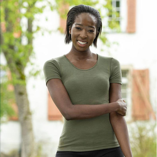 Maillot manches courtes 70% Laine 30% Soie - ENGEL