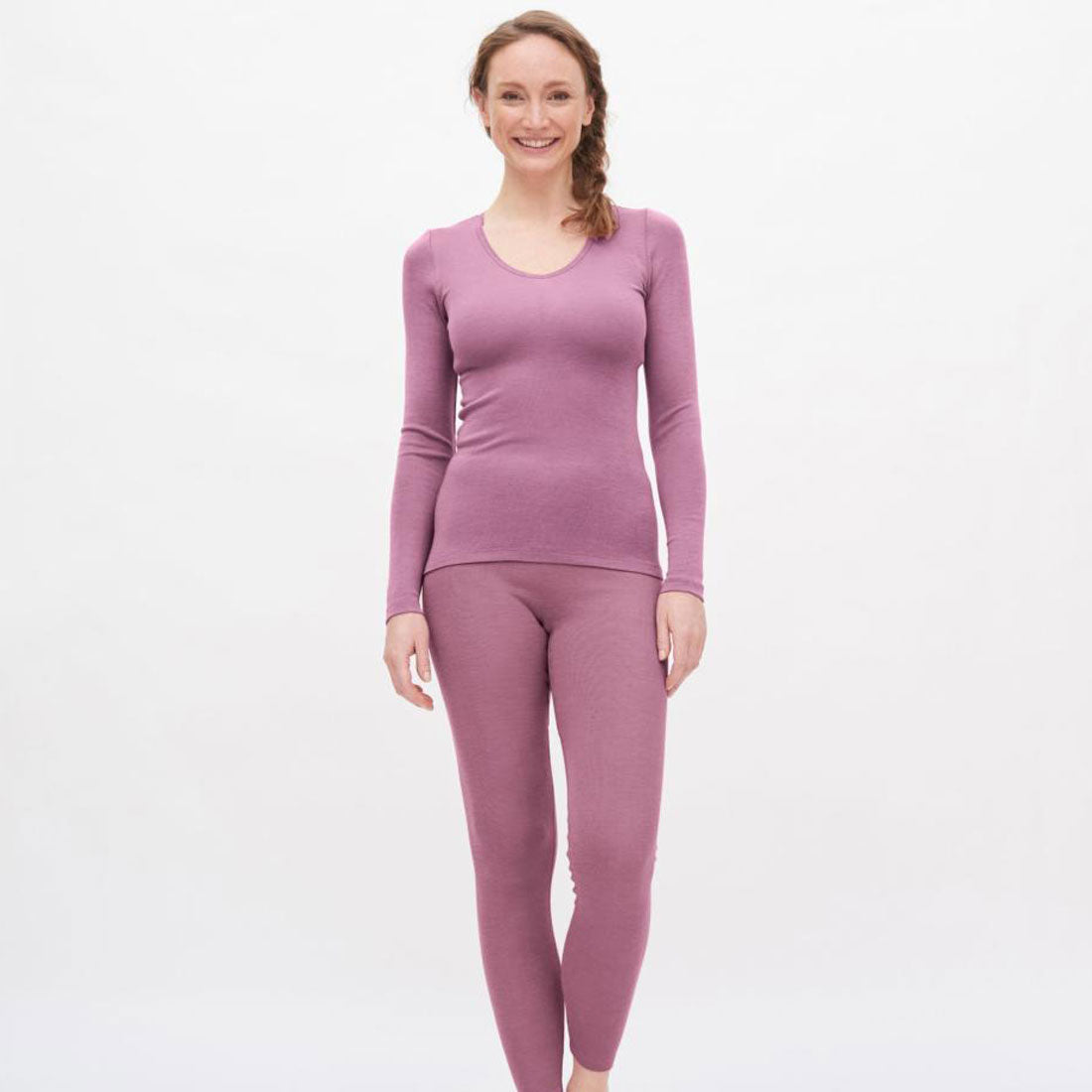 Manches longues FELICIA col V 70% Laine 30% Soie - LIVING CRAFTS