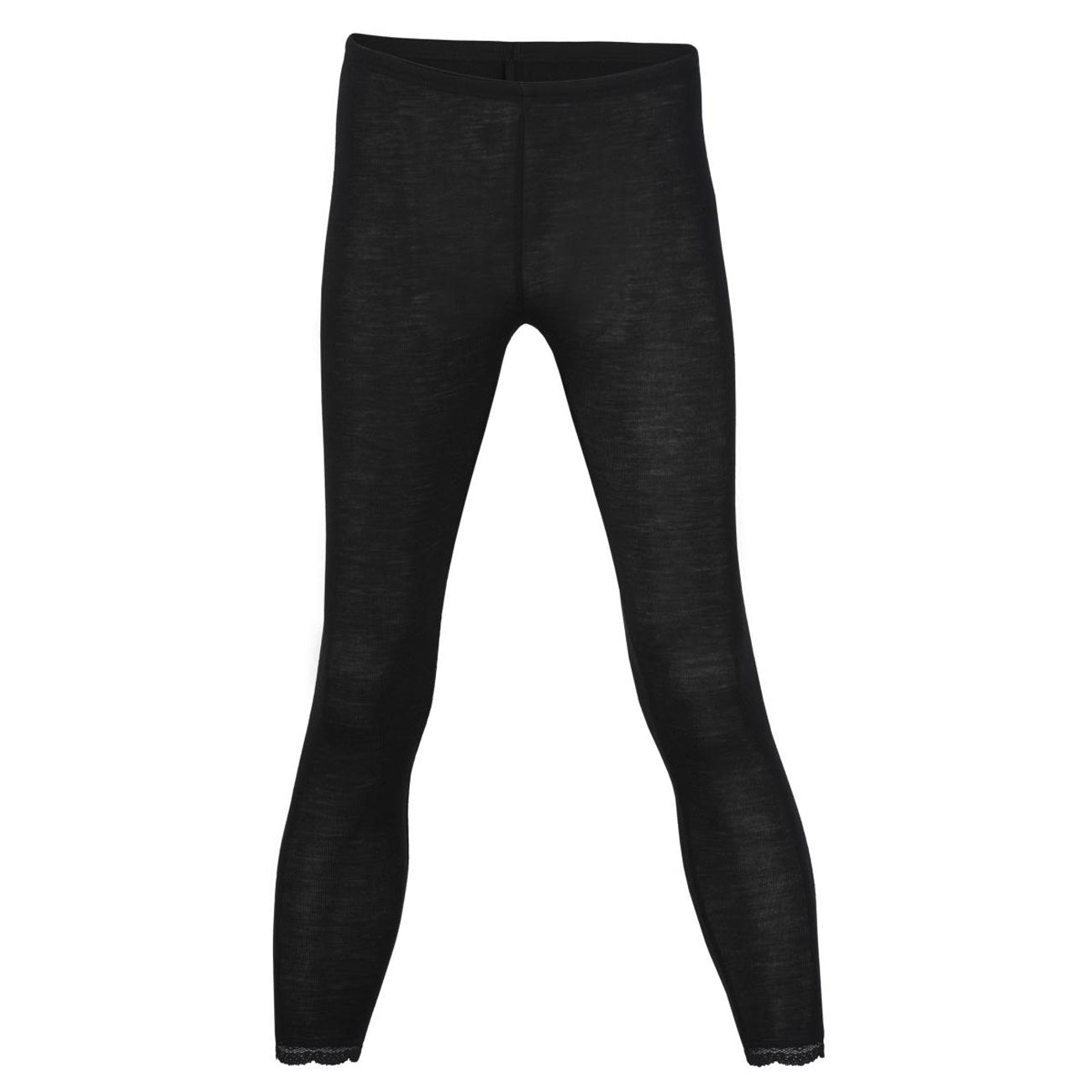 Legging laine et soie avec dentelle - ENGEL