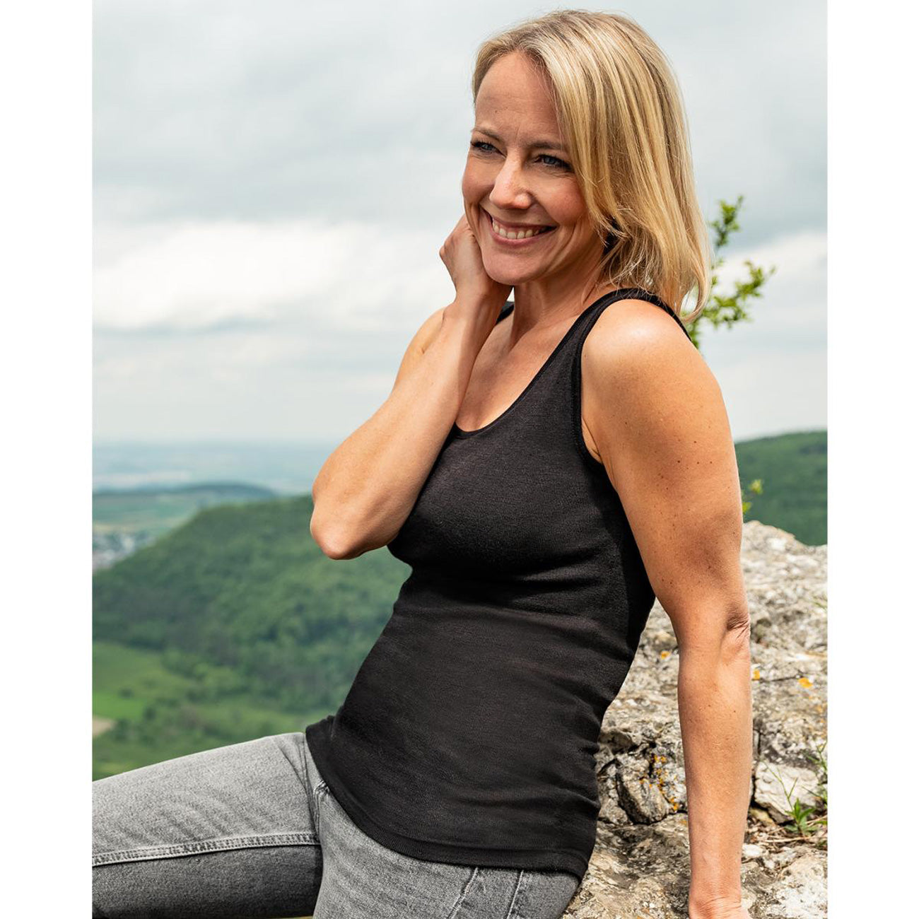 Débardeur femme 70% Laine 30% Soie - ENGEL