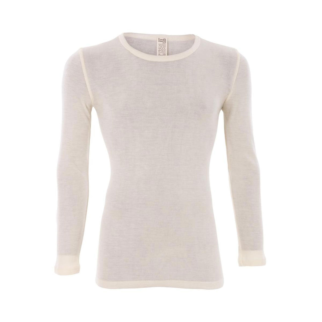 Maillot HARVEY manches longues en laine et soie - LIVING CRAFTS