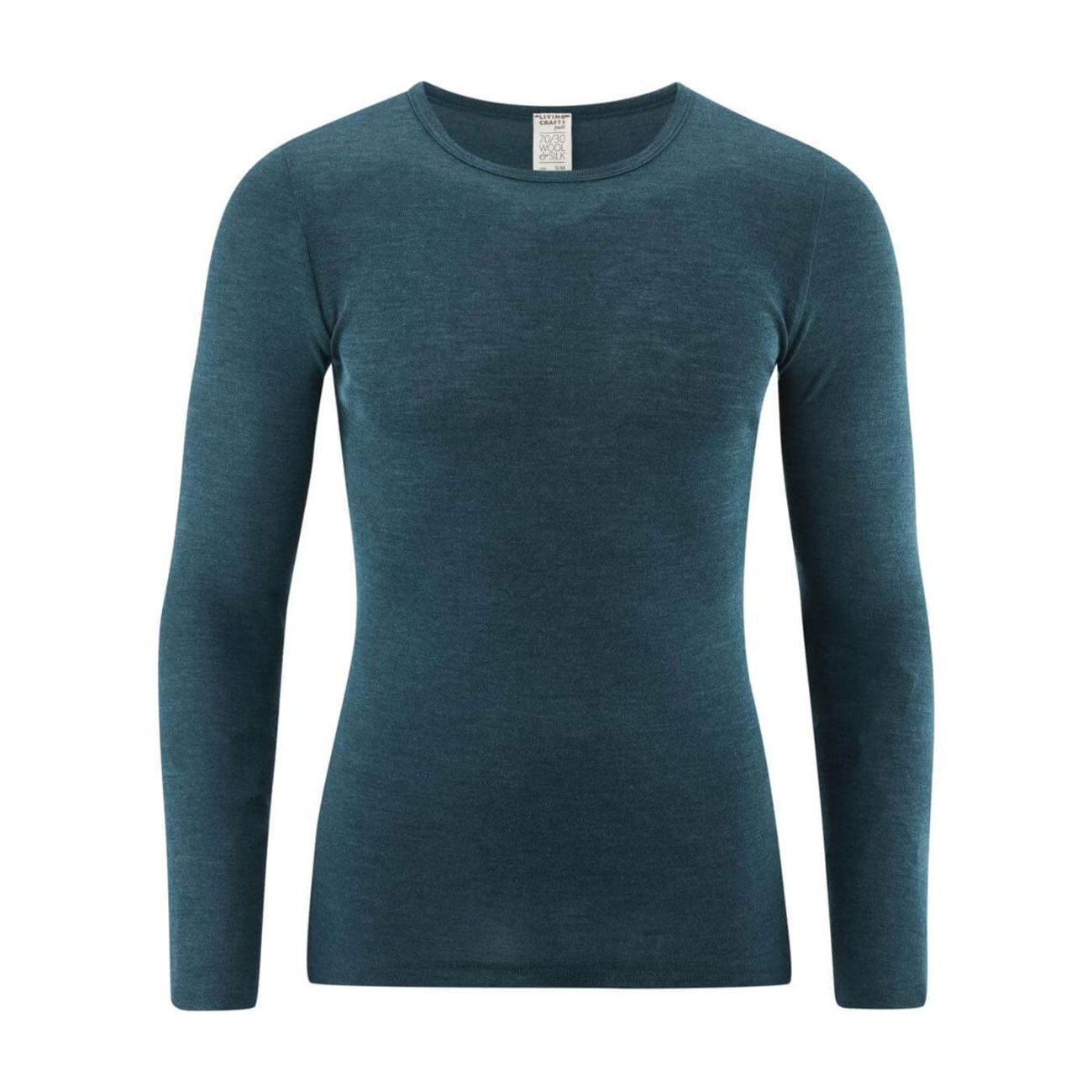 Maillot HARVEY manches longues en laine et soie - LIVING CRAFTS