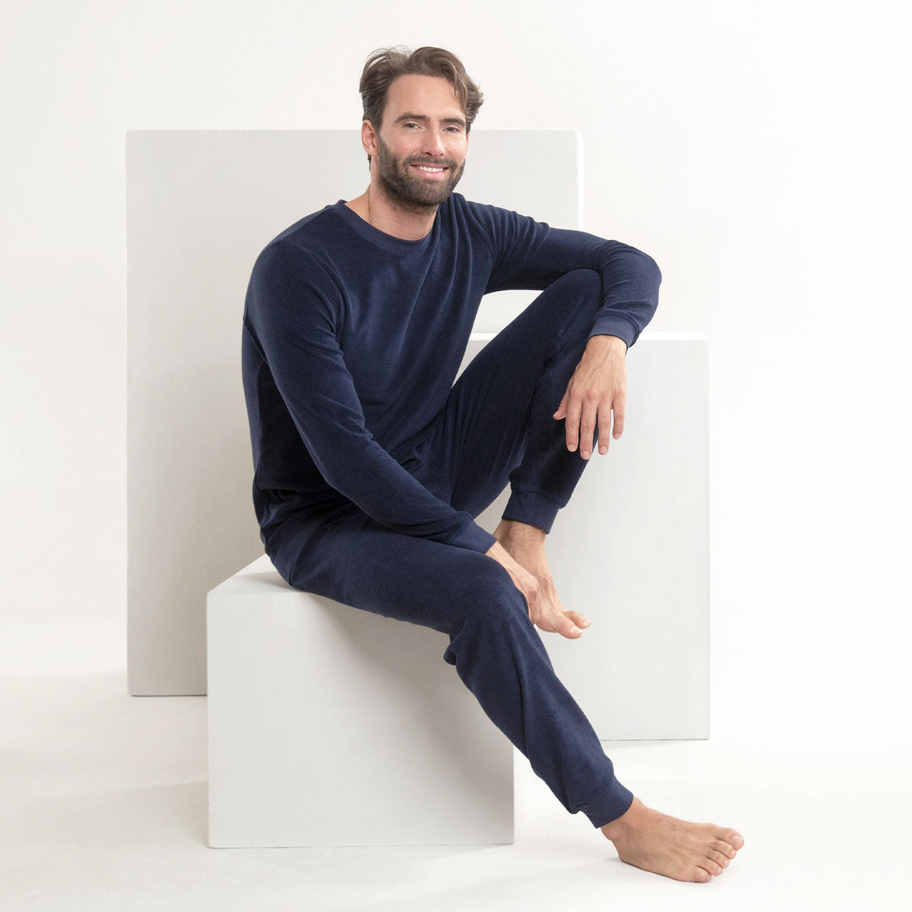 pyjama homme coton bio éponge chaud Living Crafts