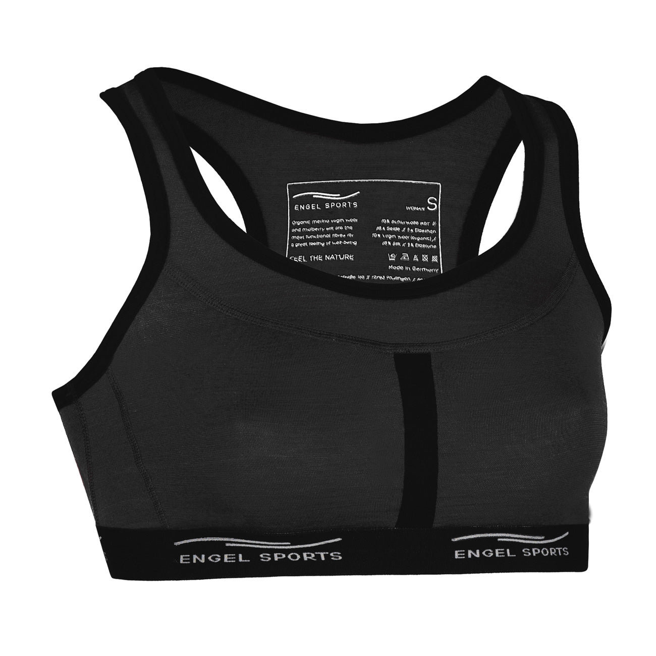 Brassière sport laine mérinos/soie - ENGEL SPORT