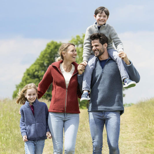 Veste femme en maille polaire de laine - ENGEL