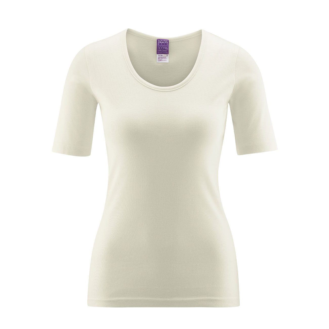 Maillot manches courtes 100% coton JULIANE - LIVING CRAFTS