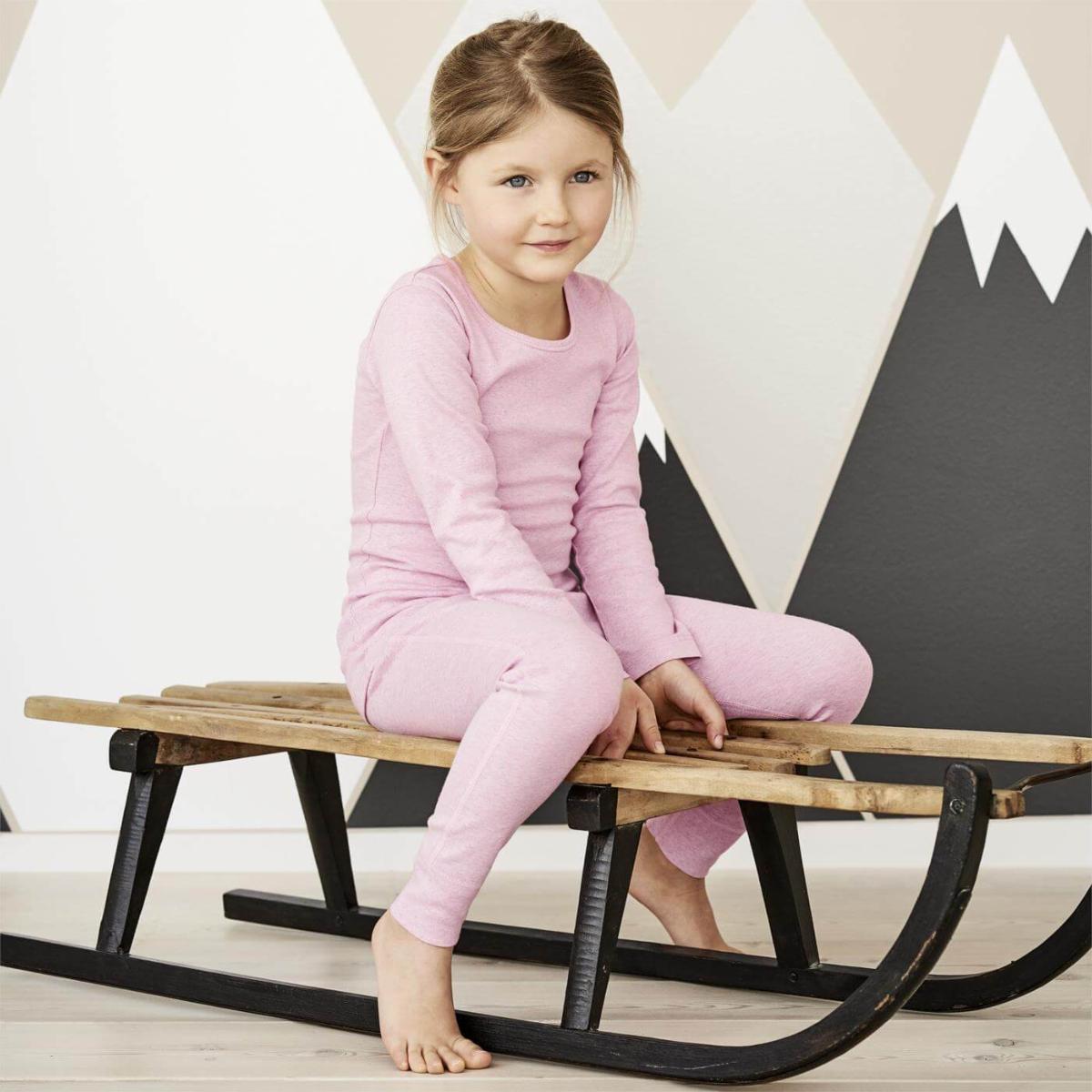 Maillot enfant manches longues HORSE 100% coton bio - Living Crafts