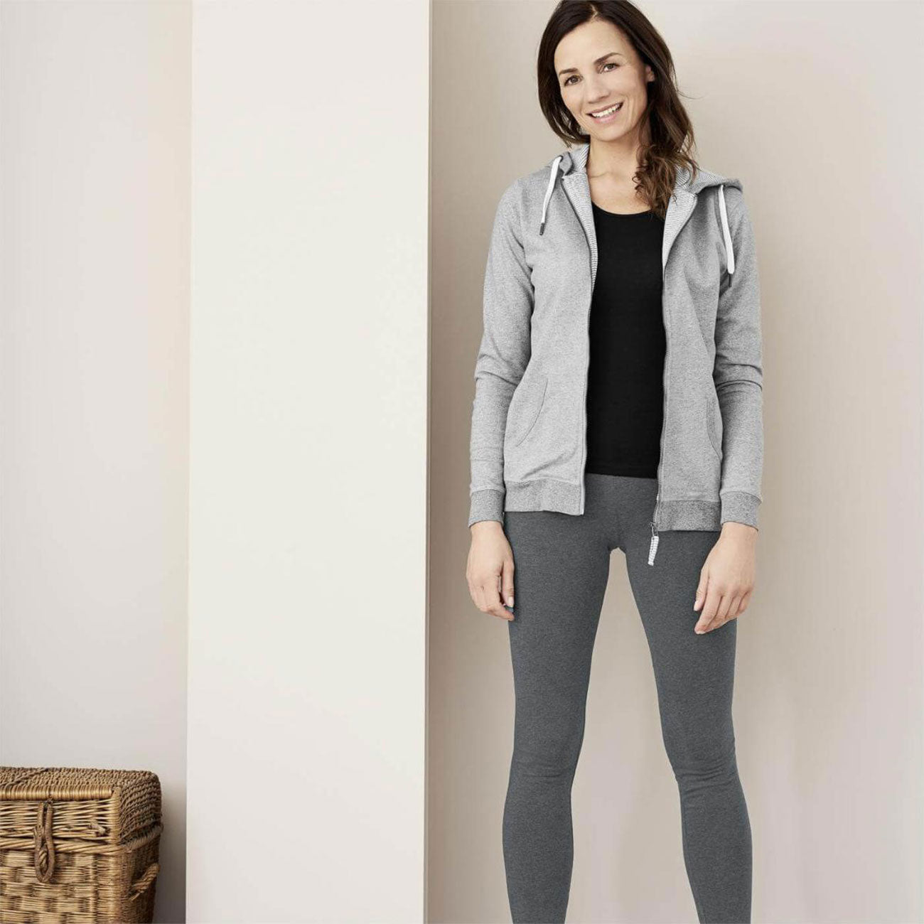 Legging HELLA en coton bio molletonné - LIVING CRAFTS