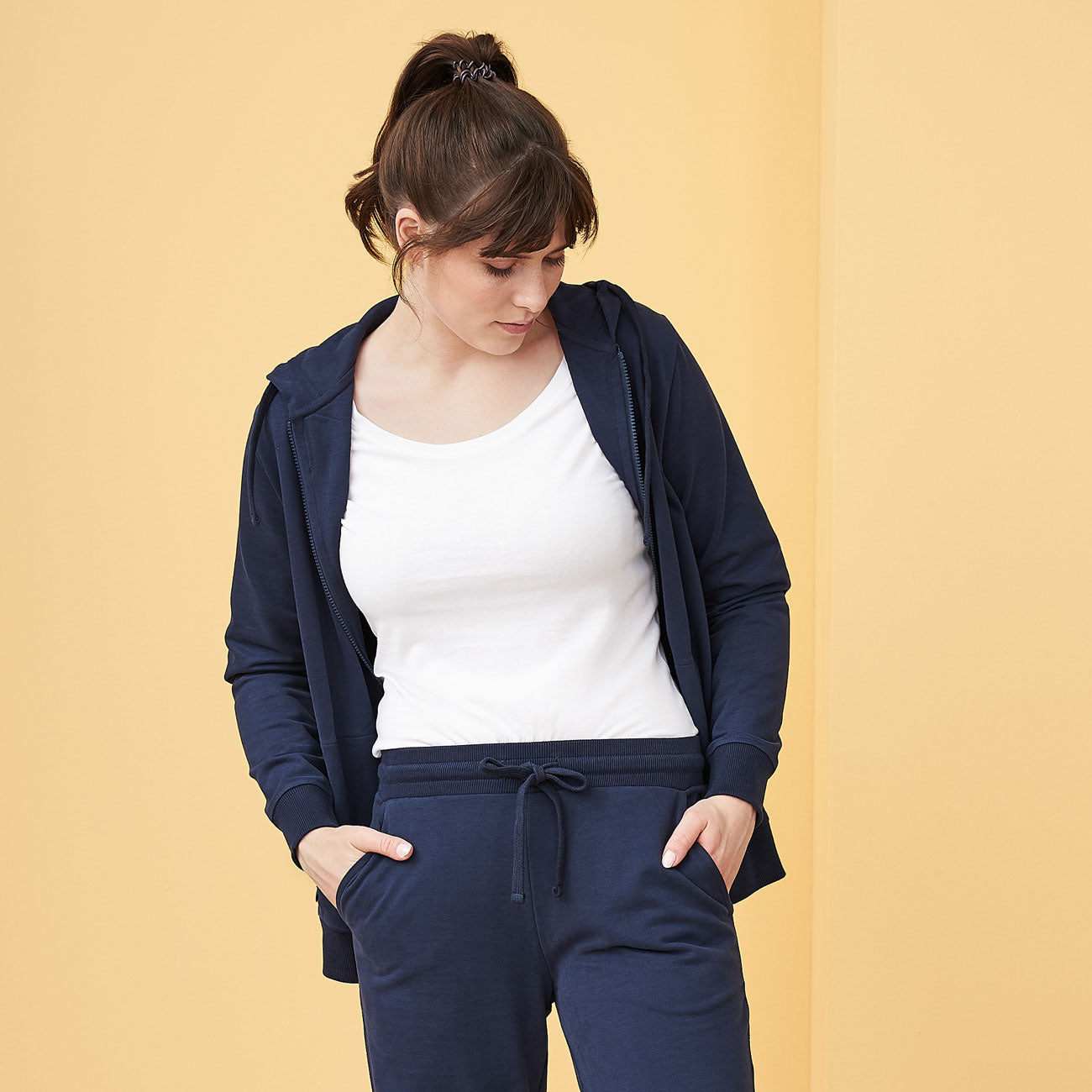 Sweat à capuche LAMINA 100% coton biologique - LIVING CRAFTS