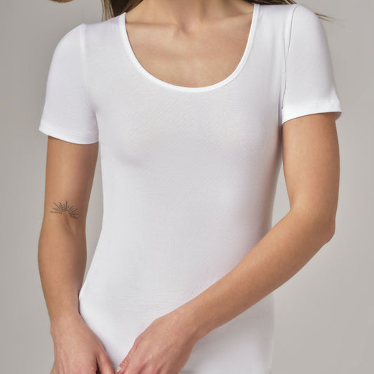 Maillot manches courtes en coton bio - COMAZO