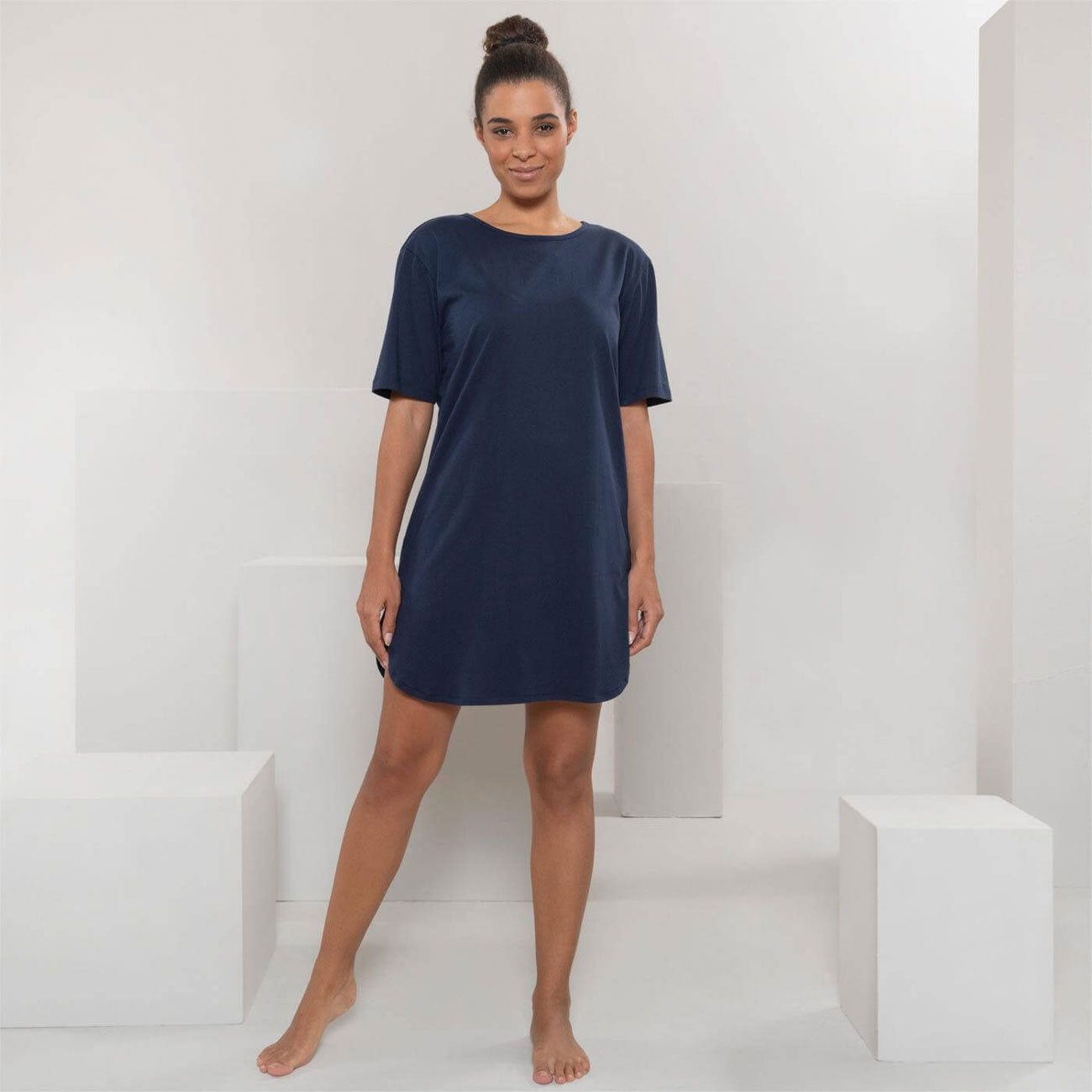 T-Shirt large de nuit BERIT en coton bio - LIVING CRAFTS