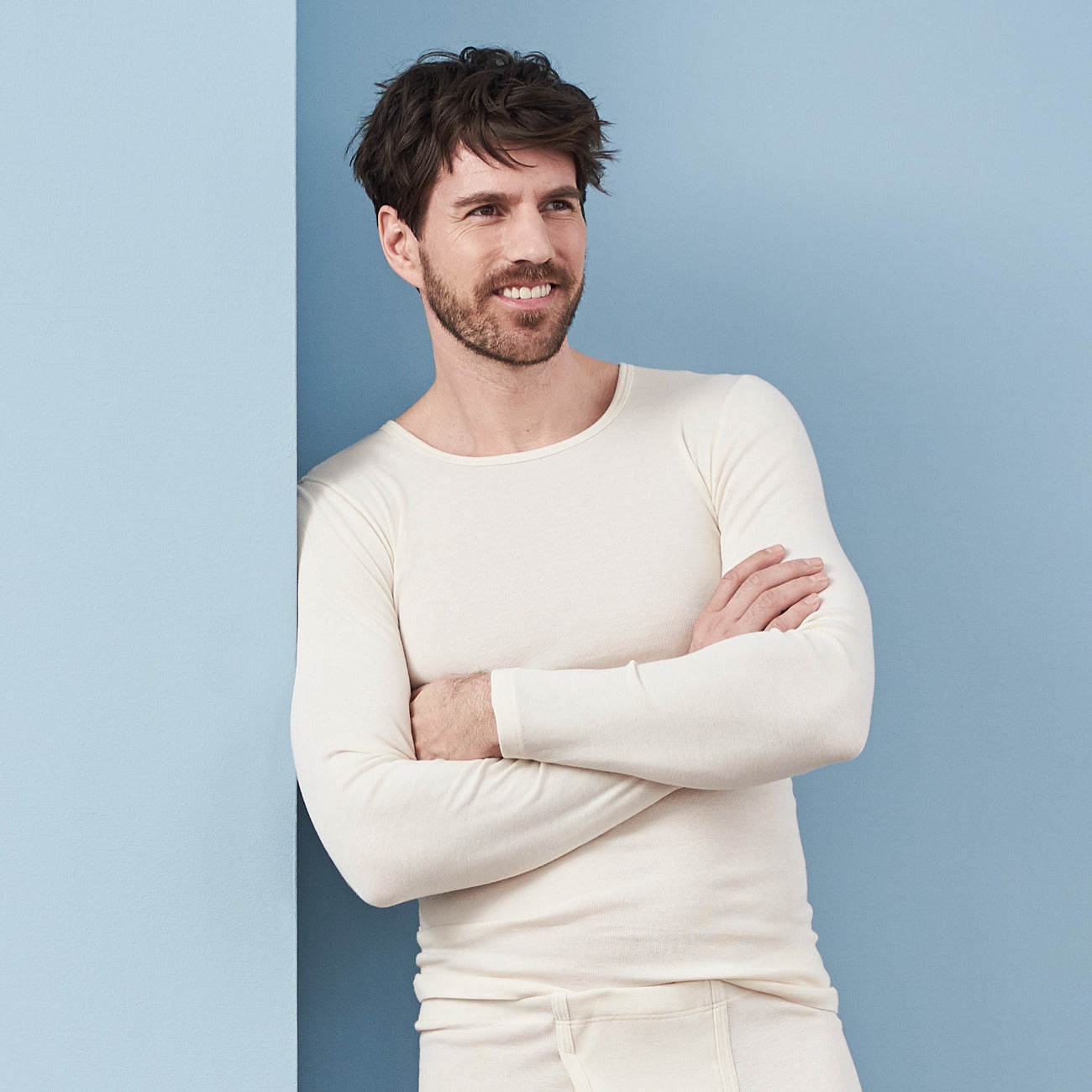 Maillot manches longues JOHAN  homme 100% coton bio - LIVING CRAFTS