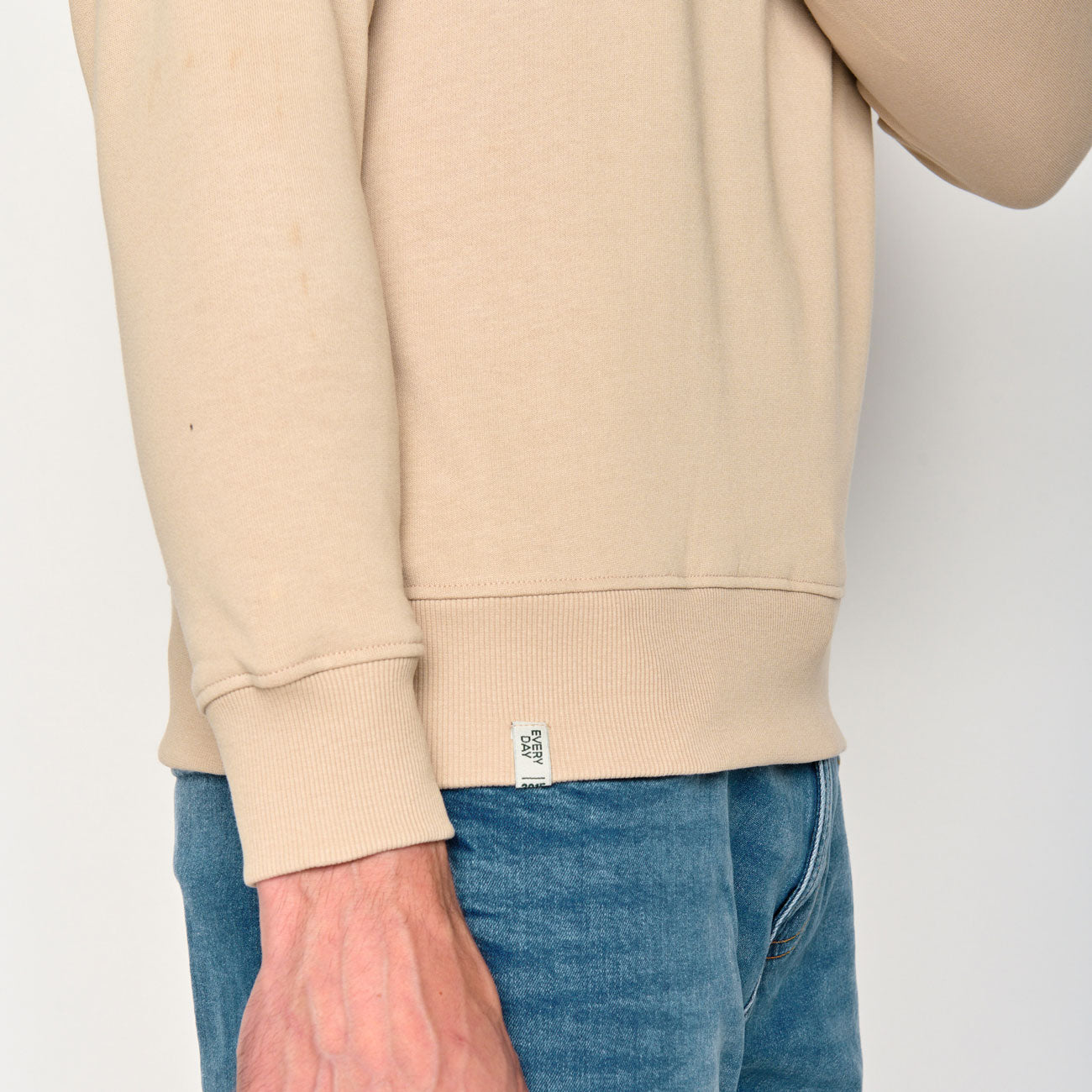 Pull broderie rivière en coton bio - GREENBOMB