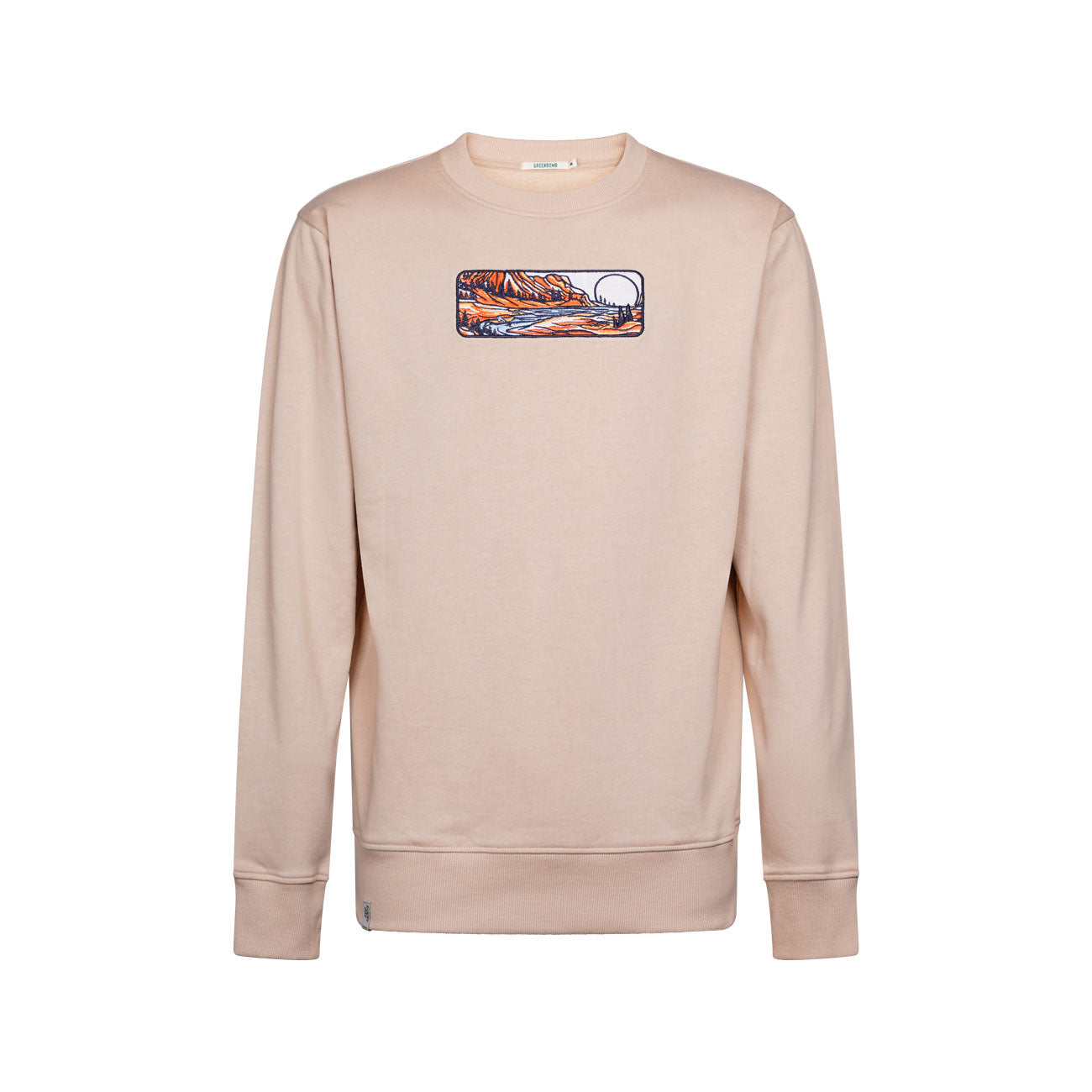 Pull broderie rivière en coton bio - GREENBOMB