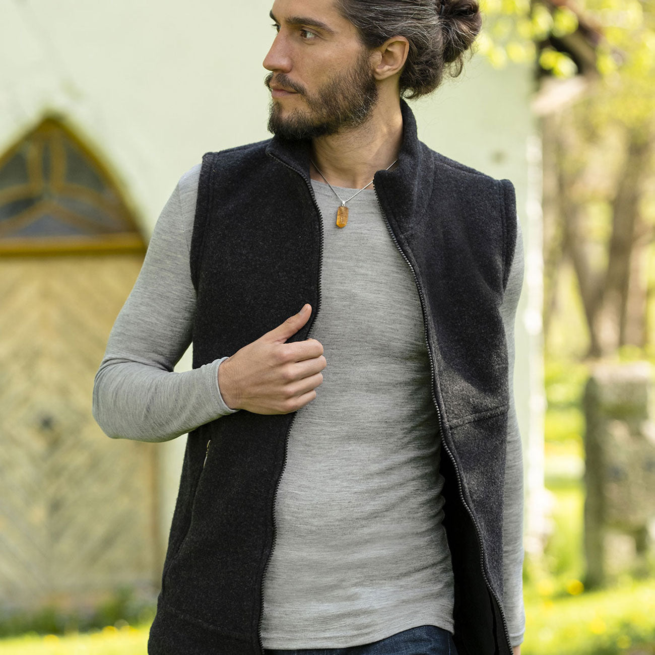 Maillot manches longues homme laine et soie - ENGEL