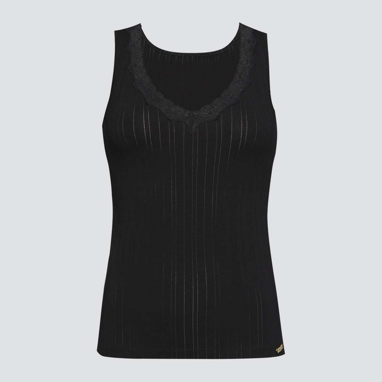 Débardeur encolure V en dentelle - COMAZO