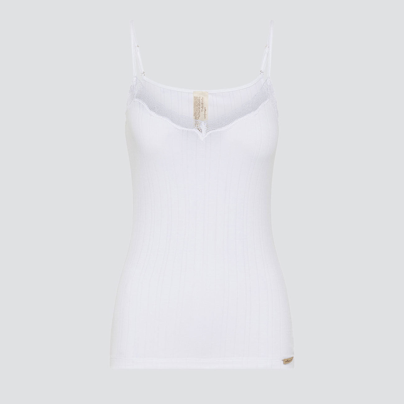 Caraco en coton bio encolure dentelle - COMAZO