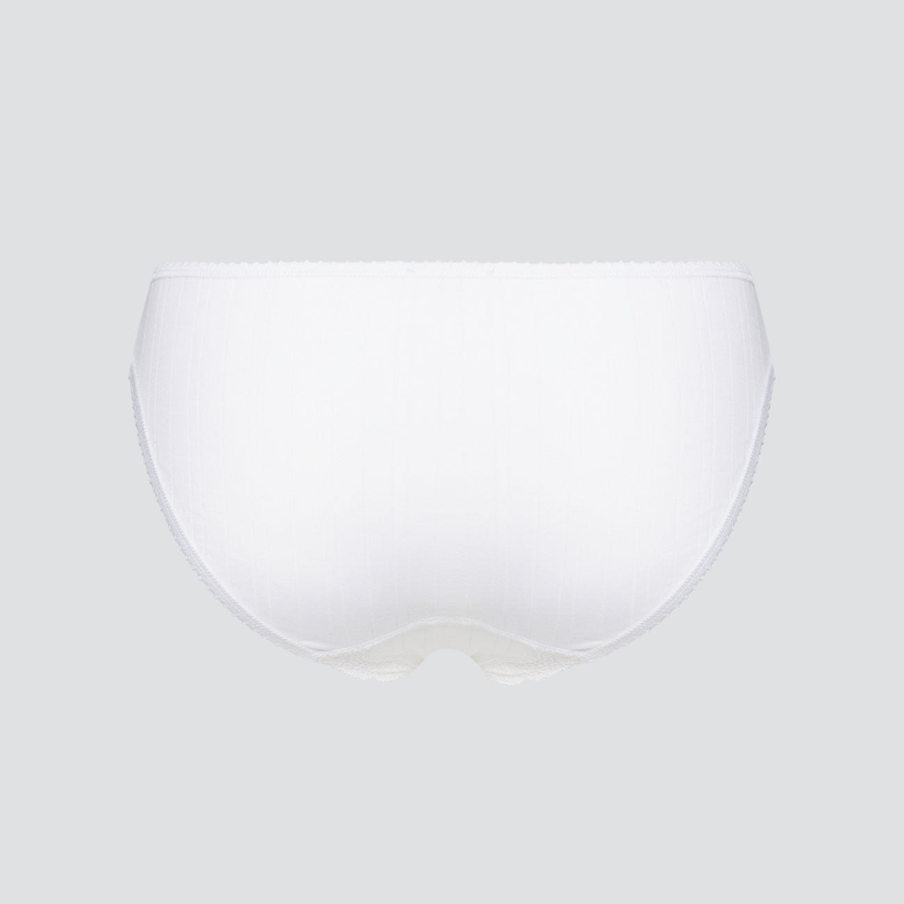 Slip côtelé et dentelle - COMAZO