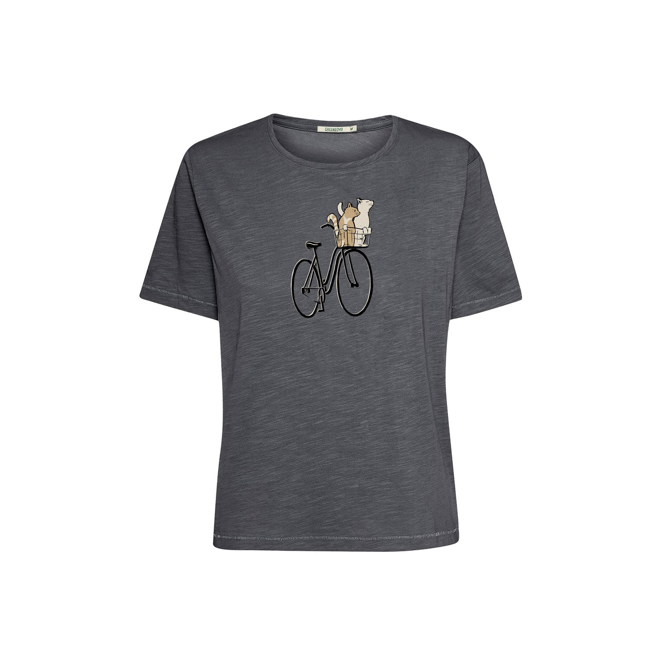 T-shirt chats à vélo 100% coton bio - GREENBOMB