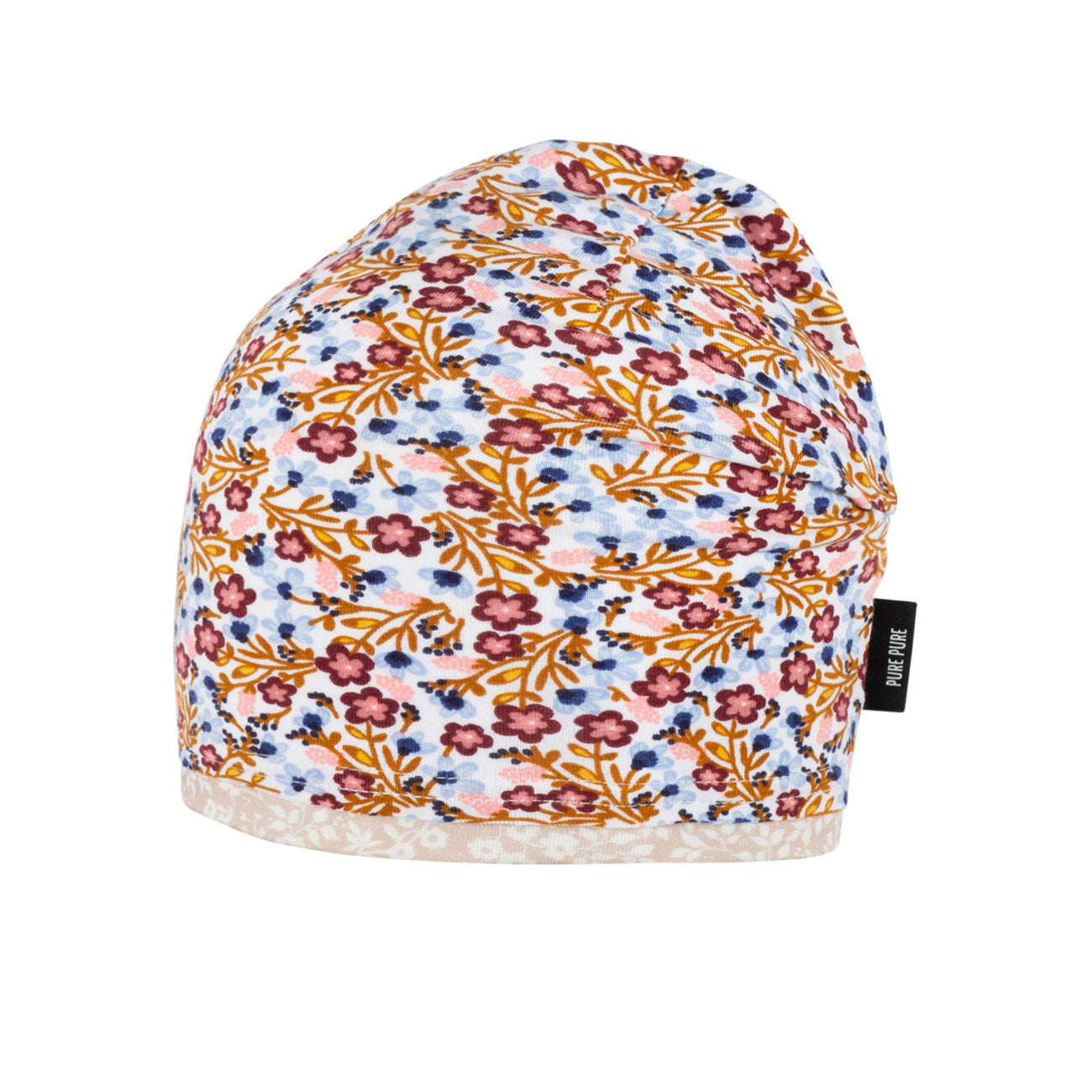 Bonnet en coton bio à rayures ou à fleurs - SENSE ORGANICS