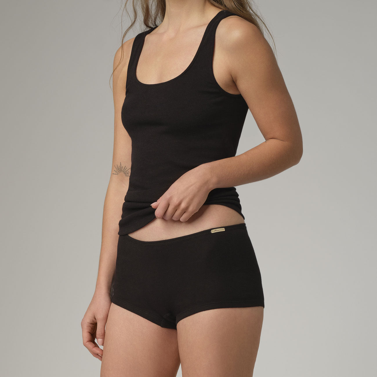 Shorty fines côtes 100% coton bio - COMAZO