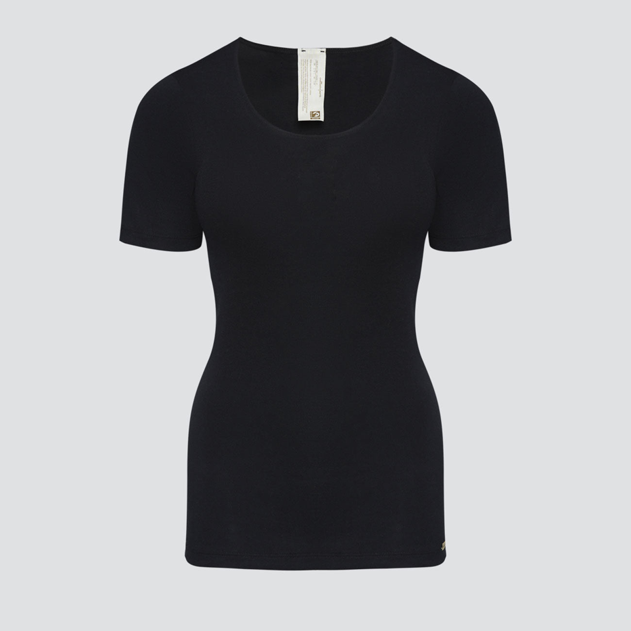 Maillot manches courtes fines côtes 100% coton bio - COMAZO