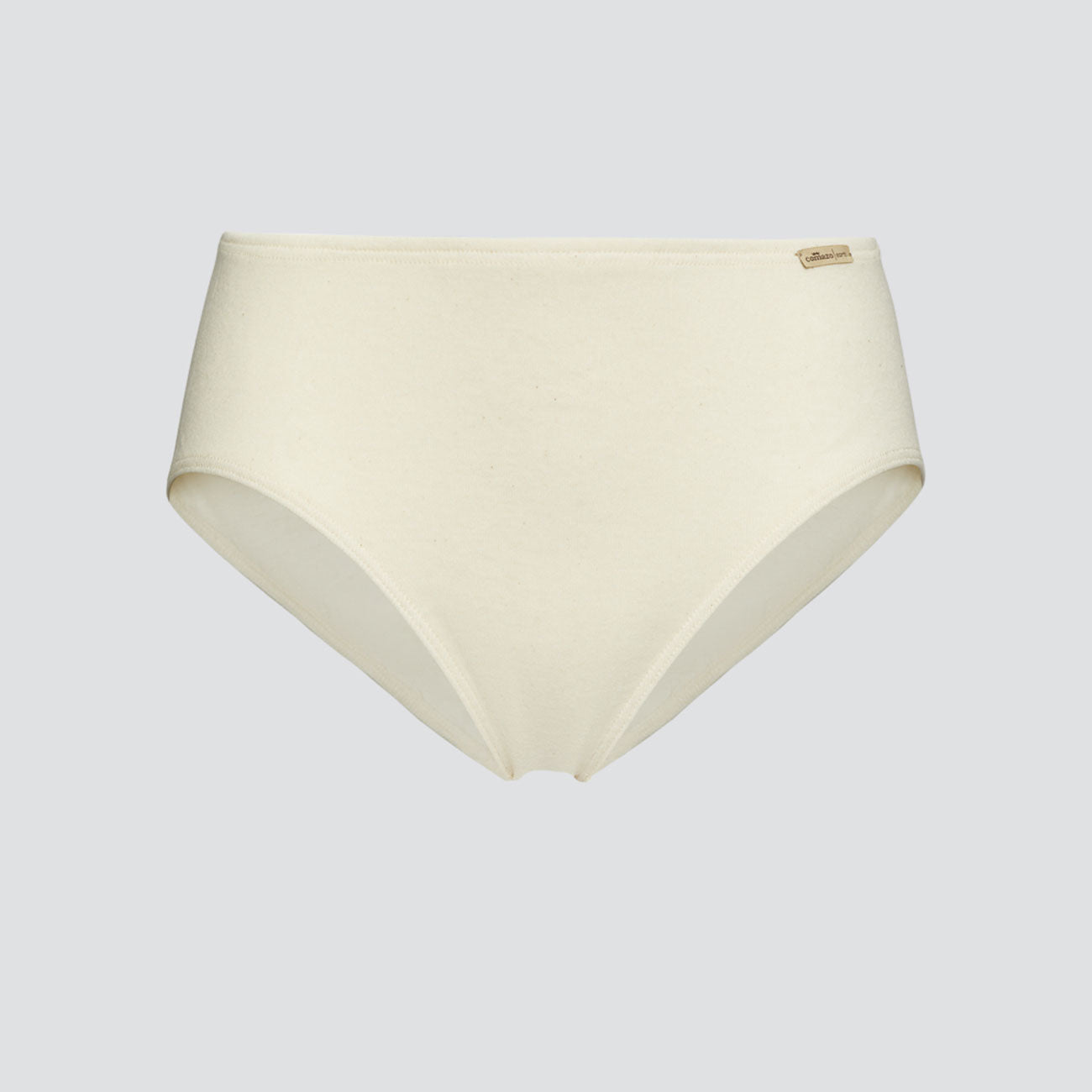 Culotte taille haute fines côtes 100% coton bio - COMAZO