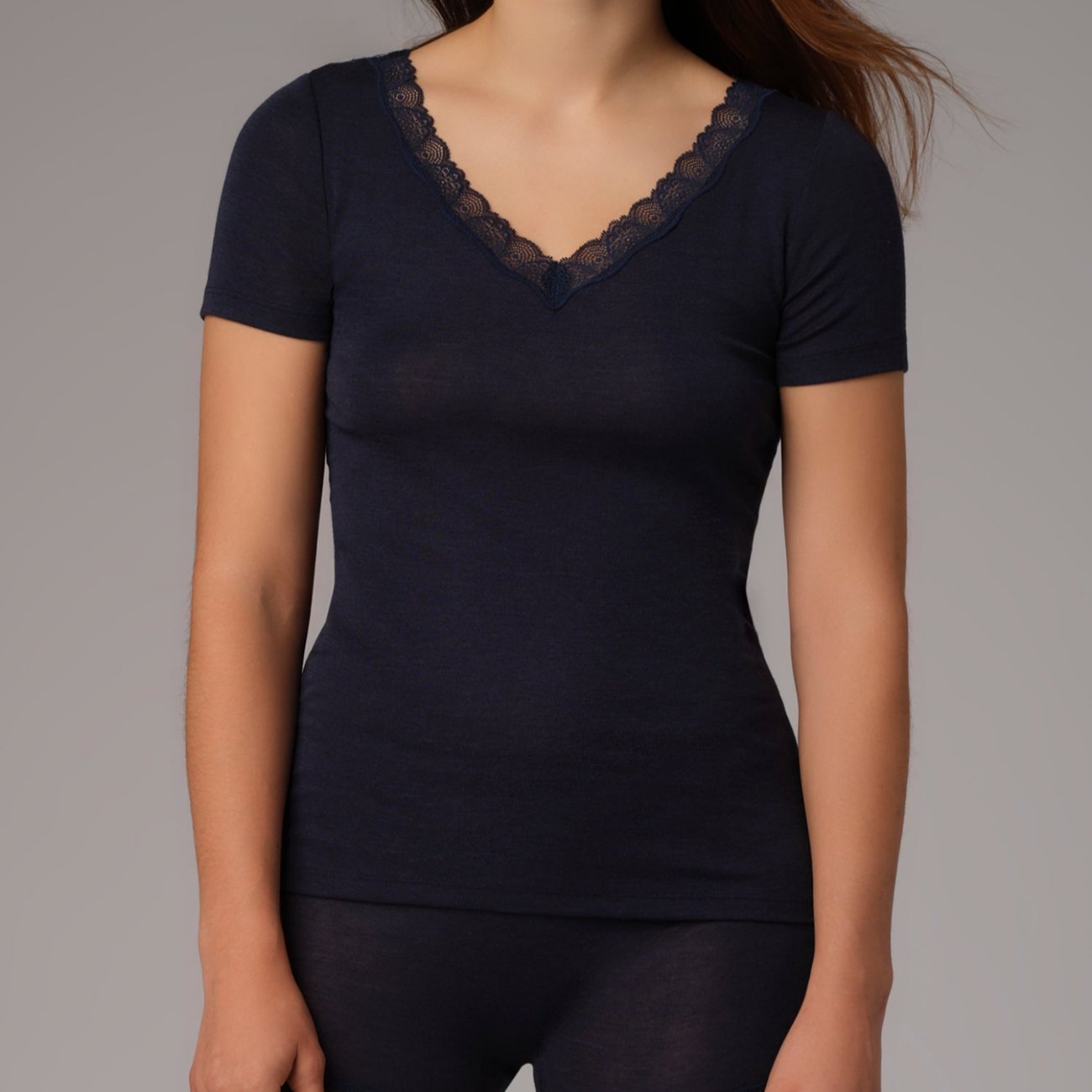 Maillot manches courtes Laine et soie - COMAZO