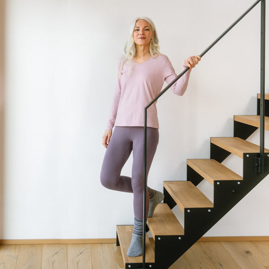 Legging ANNEDORE en coton bio - LIVING CRAFTS