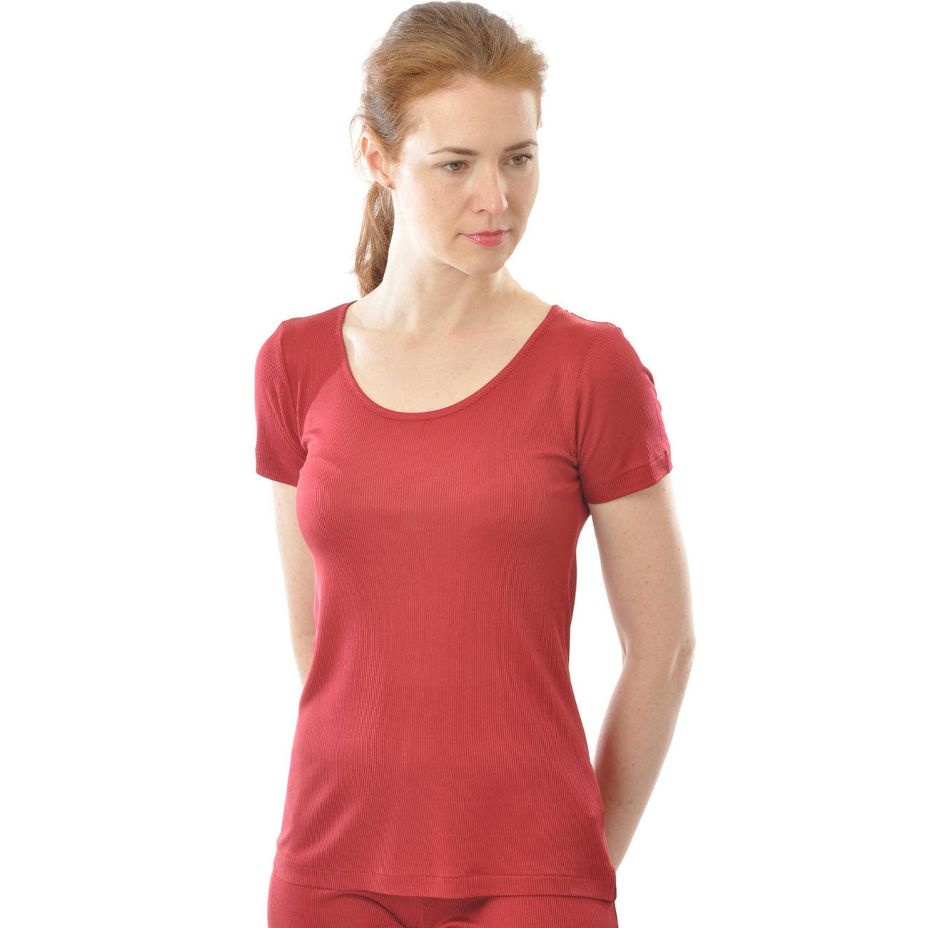 T-shirt manches courtes 100% soie bio - ALKENA