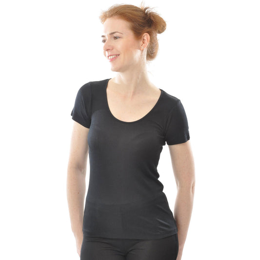 T-shirt manches courtes 100% soie bio - ALKENA