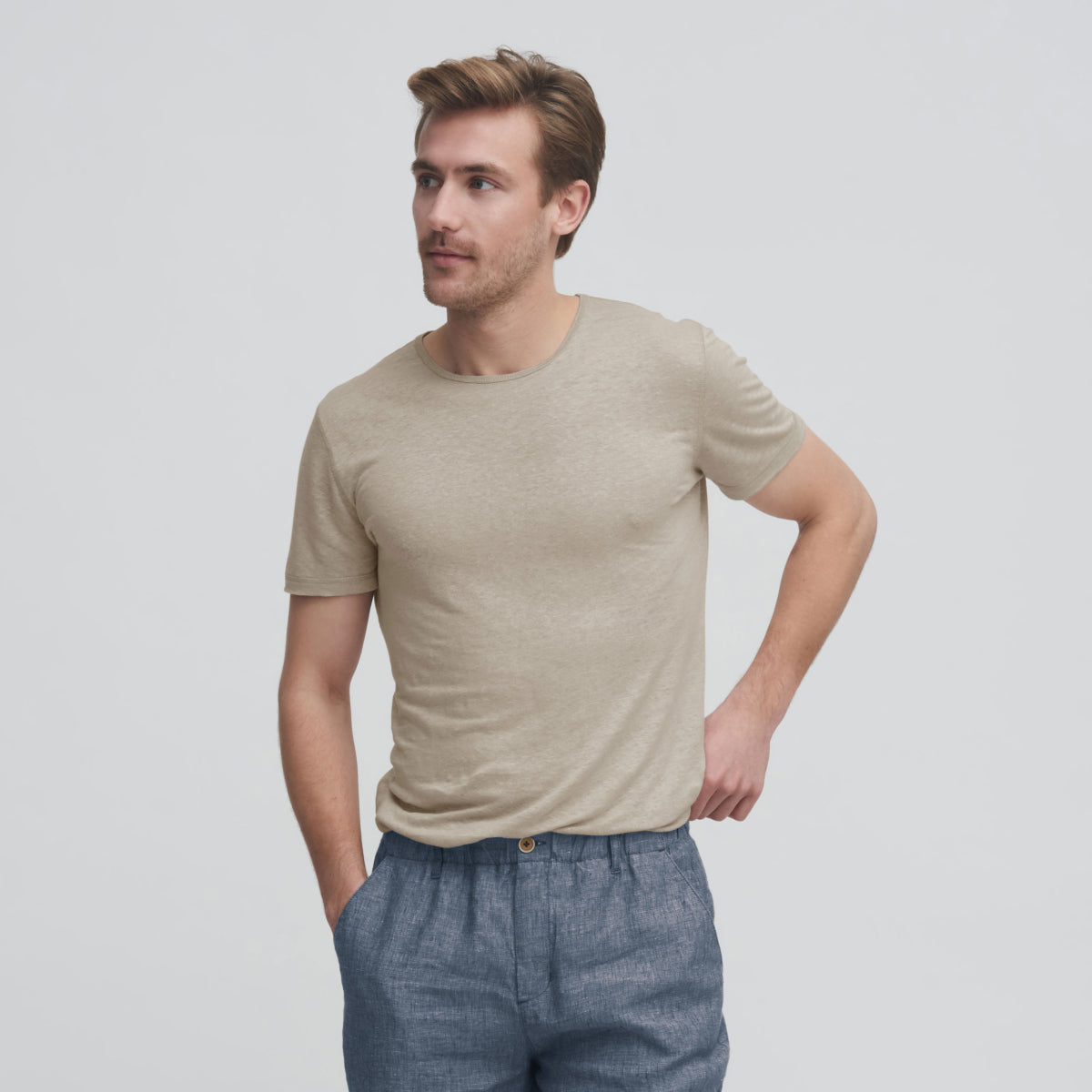 T-Shirt 100% Lin ANDY - LIVING CRAFTS