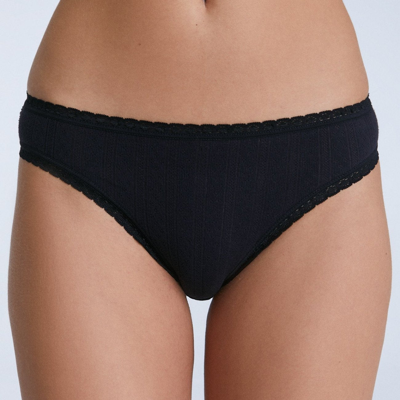 Slip pointelle et dentelle - ALBERO