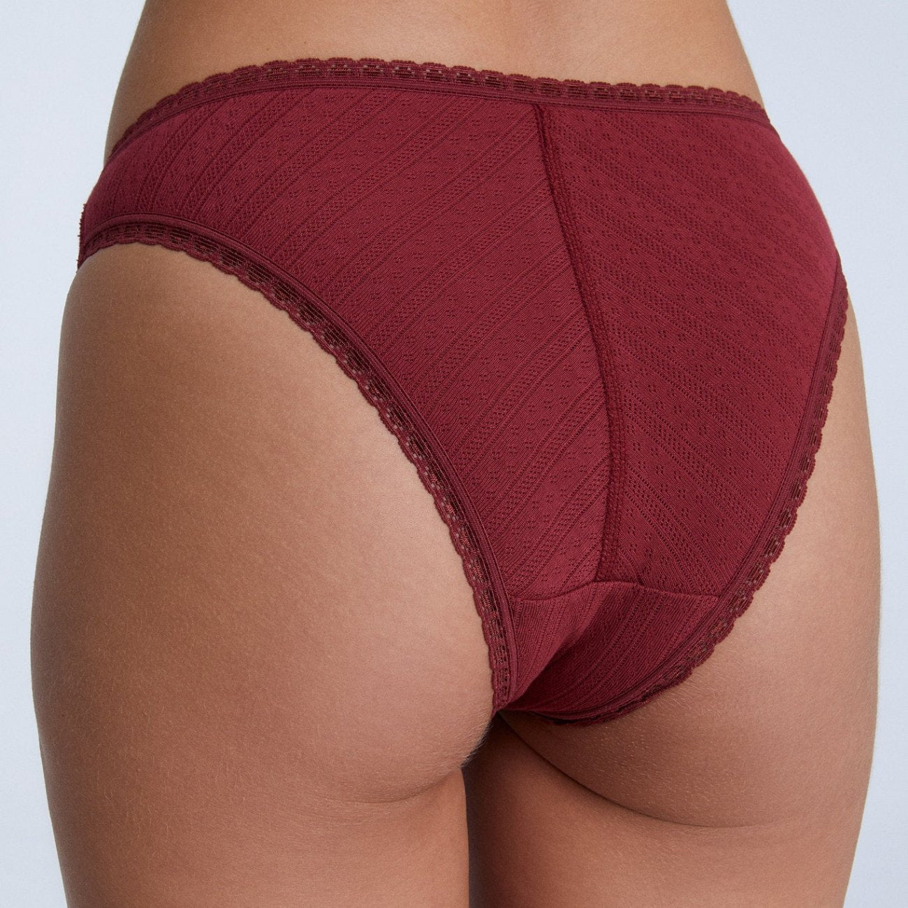 Slip pointelle et dentelle - ALBERO