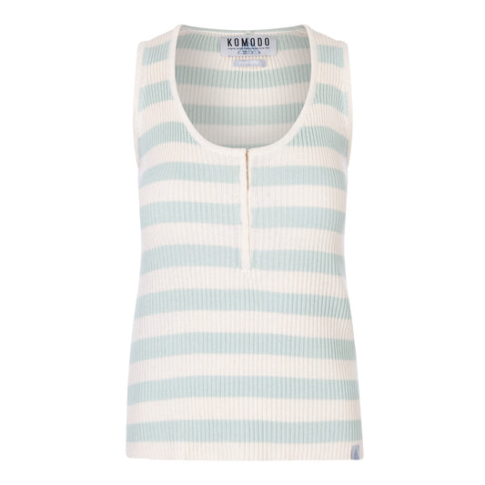 PAPAYE - Débardeur rayé côtelé - KOMODO