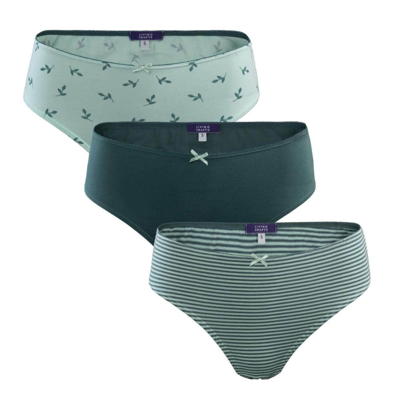 Trio de culottes IMALA en coton bio - LIVING CRAFTS