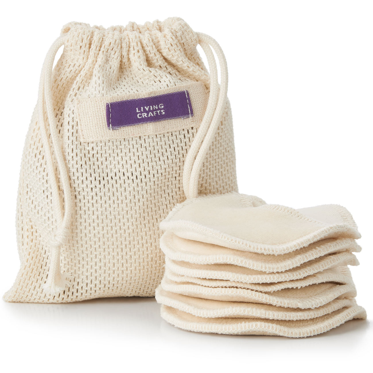 Disques démaquillants - lot de 7 - LIVING CRAFTS